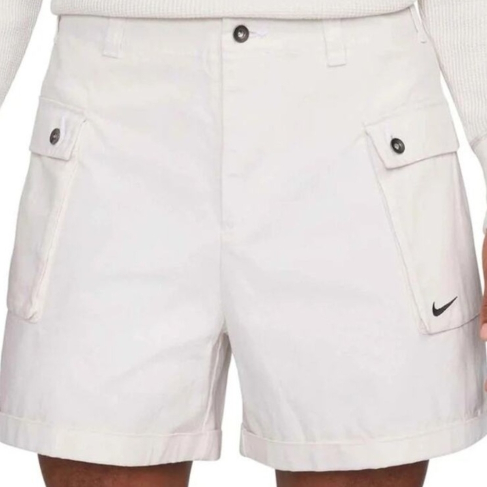 Nike White Cargo Shorts